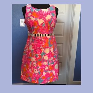 Peekaboo Multicolor Print Lilly Pulitzer Dress
